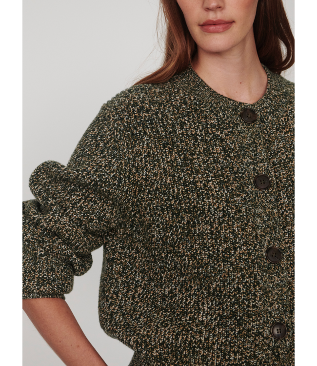 Patricia Knit Cardigan- Ponderosa Pine Fleck