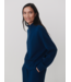 Mavis Mock Neck Sweat- Sea Blue
