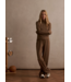 Nathaniel Long Sleeve Top- Teak Olive Marl