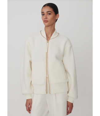 Varley Klaudia Fleece Jacket- Egret
