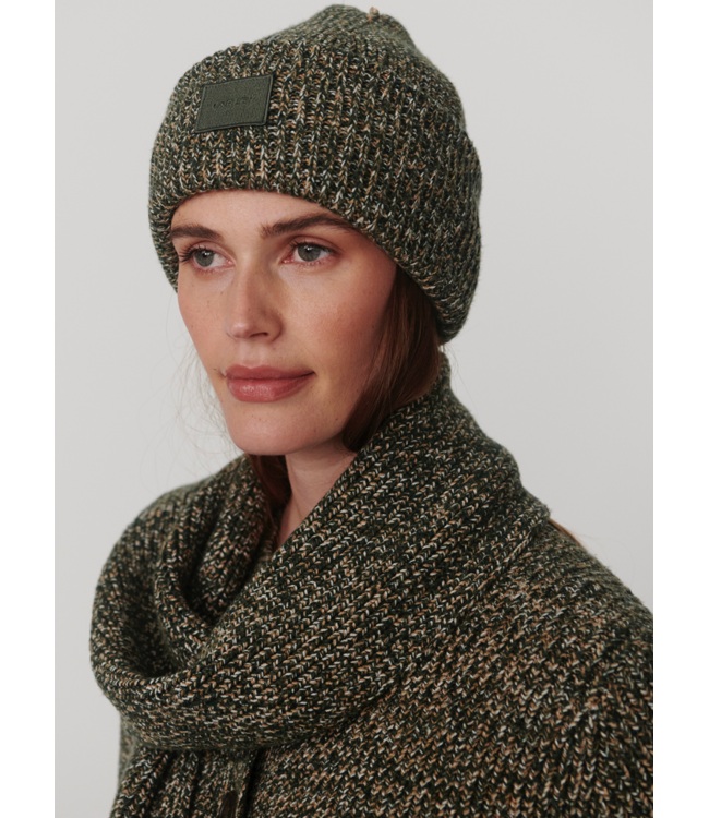 Carly Knit Beanie 2.0- Ponderosa Pine Fleck