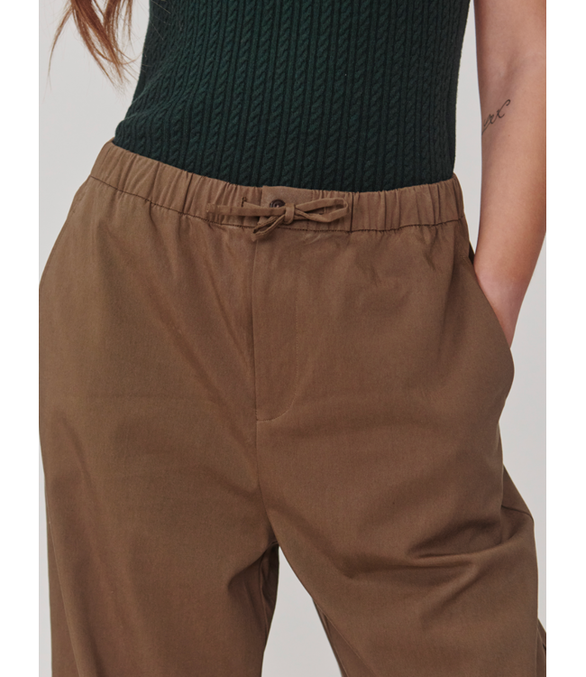 Lima Wide Leg 31- Teak Olive