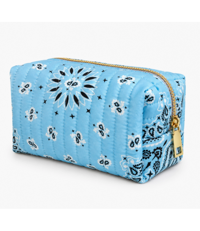 Bandana Cosmetic Case- Sky Blue