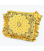 Bandana Ruffle Pouch- Butter Yellow