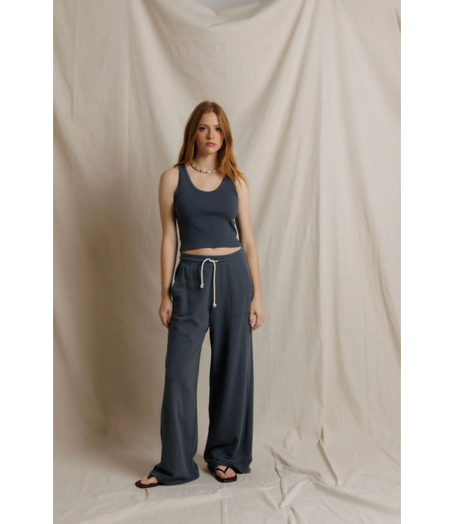 Noa Drawstring Pocket Pant- Turbulence