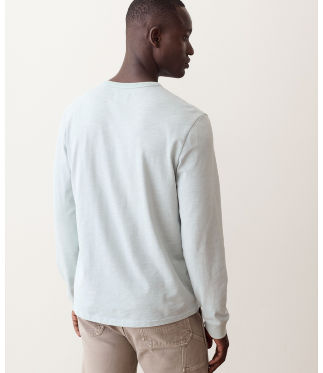 Luxe Slub Pocket Tee- Ballad Blue