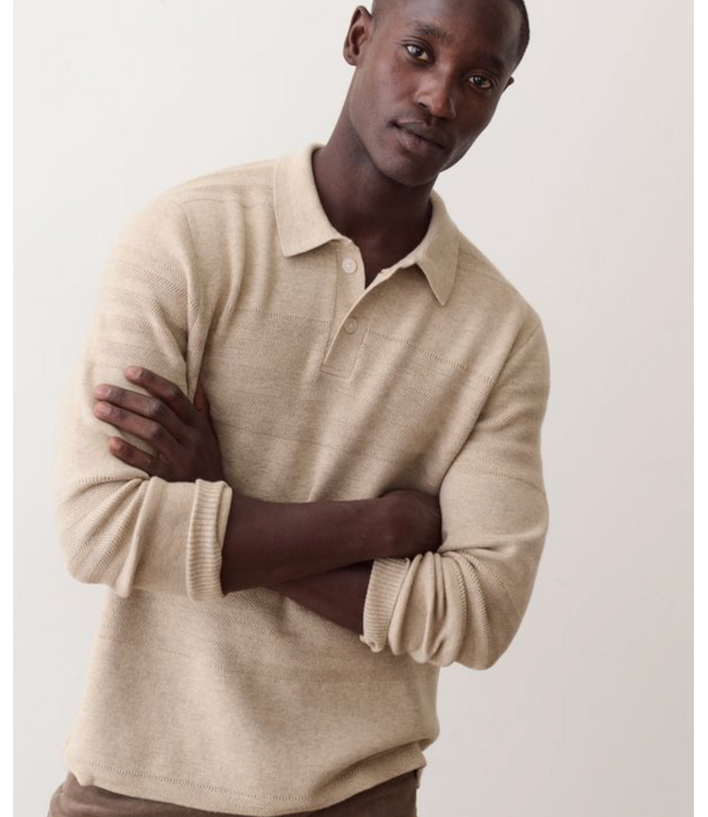 Rugby Sweater Polo- Driftwood