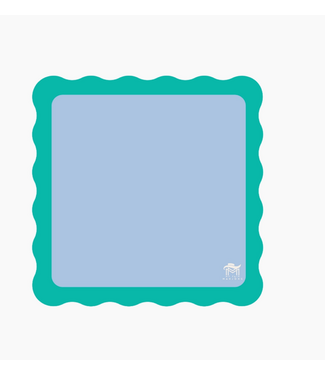 Mini Mahjong Mat Color Wave- Blue/Green