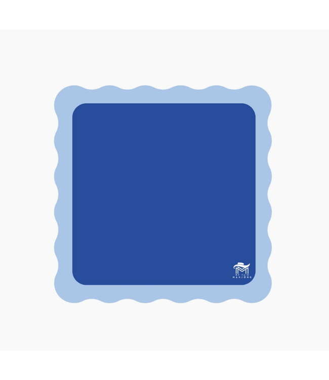 Mini Mahjong Mat Color Wave- Cobalt/Blue