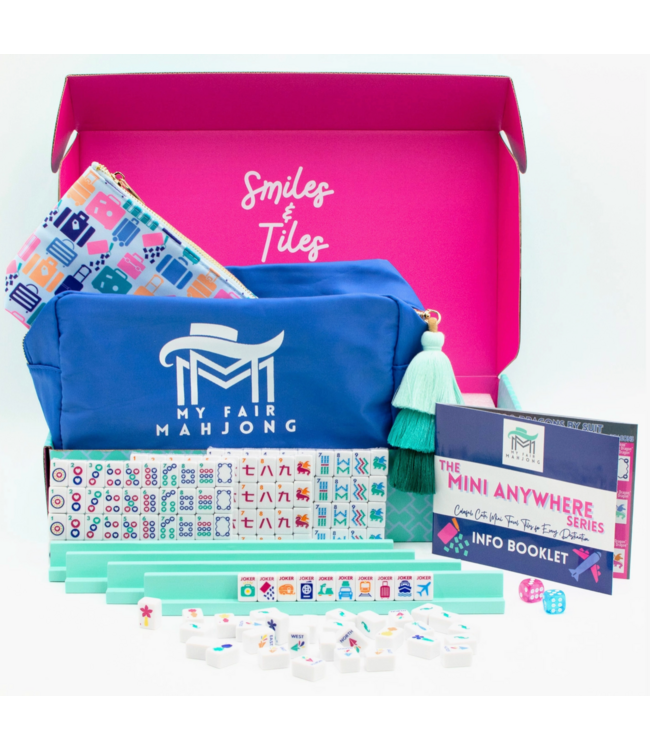 Mini Mahjong Travel Set- White
