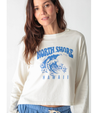 Electric & Rose Lane North Shore Tee- Ivory