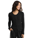 Luxelayer Fitted Cardigan- Black