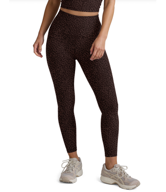 Beyond Yoga Softmark Caught In The Midi HW Legging- Cocoa Plum Leopard