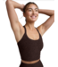 Softmark On The Up Cropped Tank- Cocoa Plum Leopard