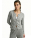 Luxelayer Fitted Cardigan- Heather Gray