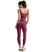 Spacedye Dynamic High Waisted Legging- Pomegranate Heather