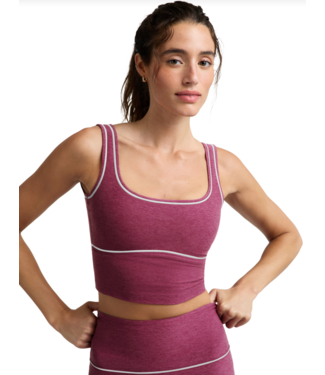Beyond Yoga Spacedye Dynamic Crop Tank- Pomegranate Heather