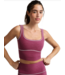 Spacedye Dynamic Crop Tank- Pomegranate Heather