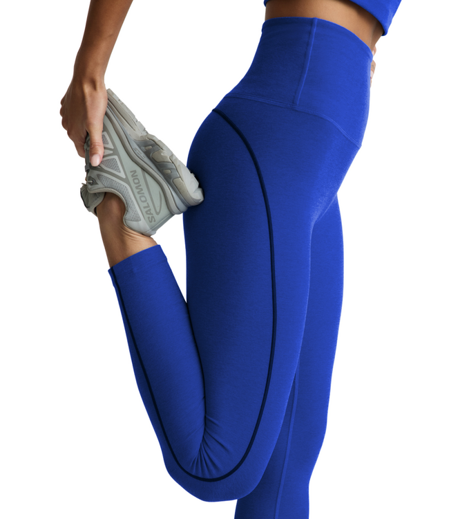 Spacedye Dynamic High Waisted Legging- Ultra Blue Heather