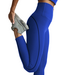Spacedye Dynamic High Waisted Legging- Ultra Blue Heather