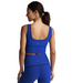 Spacedye Dynamic Crop Tank- Ultra Blue Heather