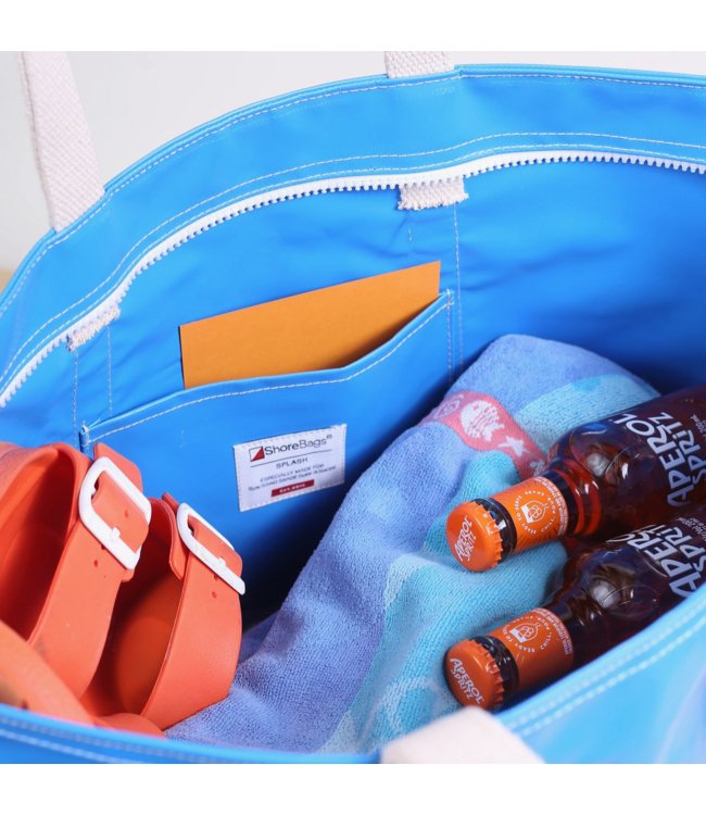 Big Sur Splash Tote- Capri Blue
