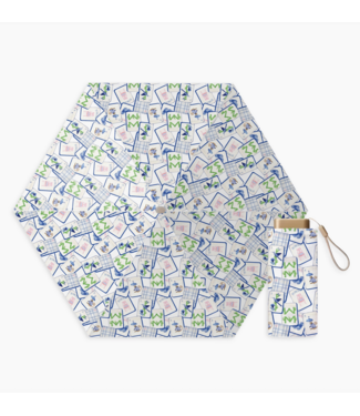 Umbrella -Mahjong Blue