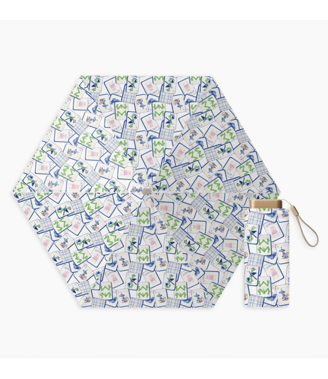 Umbrella -Mahjong Blue