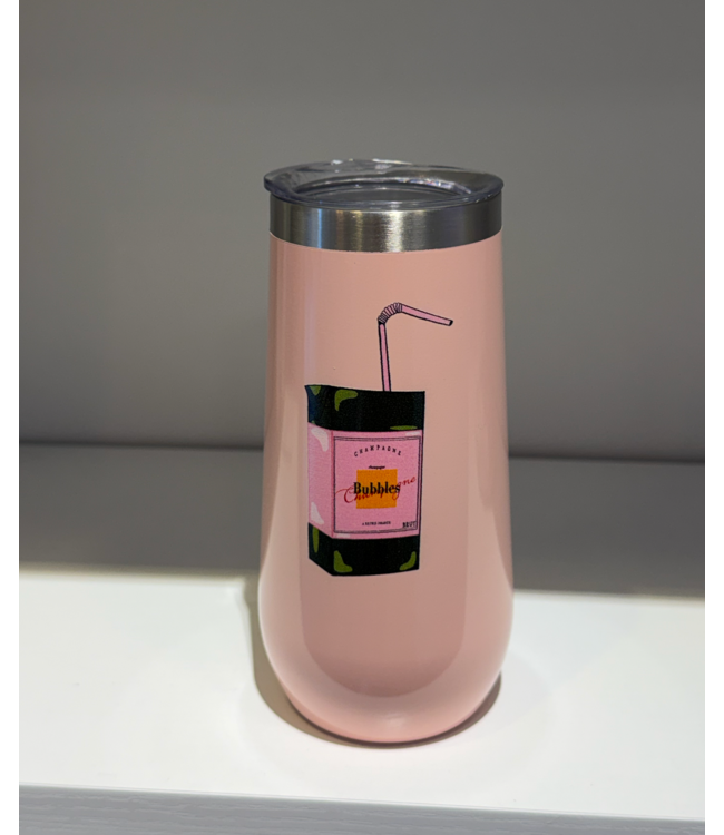 Champagne Tumbler- Pink