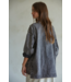 Cotton Denim Jacket- Washed Black