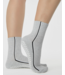 Race Ankle Grip Sock- Heather Grey