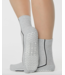 Race Ankle Grip Sock- Heather Grey