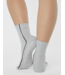 Race Ankle Grip Sock- Heather Grey