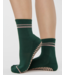 Varsity Ankle Grip Sock- Eden