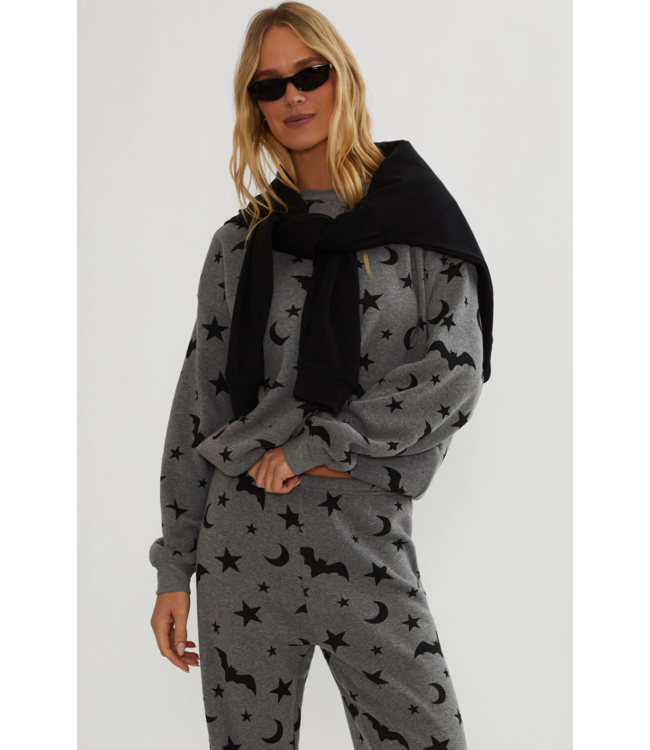 Devyn Oversized Sweatshirt- Halloween Night