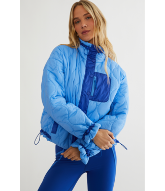 Beach Riot Harvie Jacket- Midnight Bluebell Colorblock