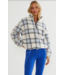 Leona Sherpa Jacket- Opal Sky Sherpa