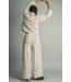 French Terry Sweat Pants- Melange Grey