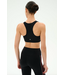 Lexi Rigor Bra- Black/Dark Cherry
