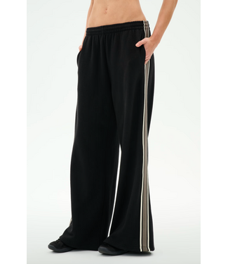 Splits59 Dallas French Terry Wide Leg Sweatpant- Black/Lentil