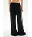 Dallas French Terry Wide Leg Sweatpant- Black/Lentil