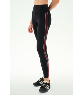 Splits59 Margot Rigot Legging- Black/Dark Cherry