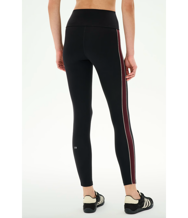 Margot Rigot Legging- Black/Dark Cherry
