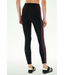 Margot Rigot Legging- Black/Dark Cherry