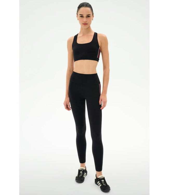 Margot Rigot Legging- Black/Dark Cherry