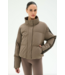 Maeve Puffer Jacket- Lentil/Black