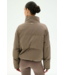 Maeve Puffer Jacket- Lentil/Black