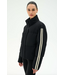 Maeve Puffer Jacket- Black/Creme