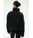 Maeve Puffer Jacket- Black/Creme