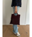 Shirin Fringe Bag- Burgundy